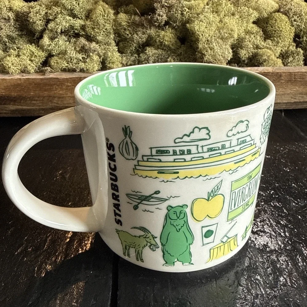 STARBUCKS Been There Series Across The Globe Collection 2018 WASHINGTON Cup Mug
